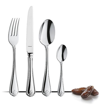 AMEFA DUKE 400 sztućce nierdzewne retro zestaw dla 100 OSÓB premium do gastronomii restauracji baru komplet z wzorem ze stali 18/10