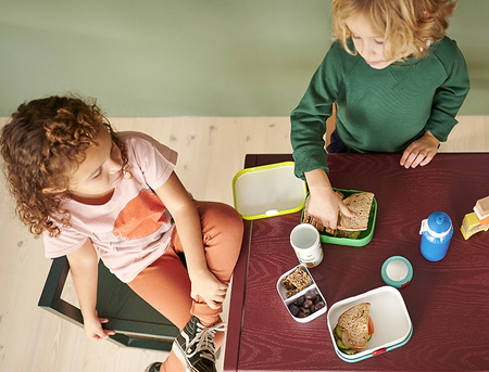 MEPAL lunch box  dla dziecka Stitch śniadaniówka pojemnik na kanapki owoce warzywa z wkładem bento i widelczykiem Campus 750 ml