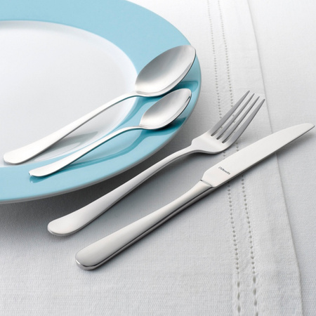 AMEFA AUSTIN 300 sztućce nierdzewne zestaw dla 60 OSÓB z widelczykami gastronomiczne do restauracji baru komplet bez wzoru ze stali 18/0