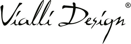 Vialli Design 5 x noże kuchenne Fino komplet w białym bloku drewnianym zesatw 6 elementów