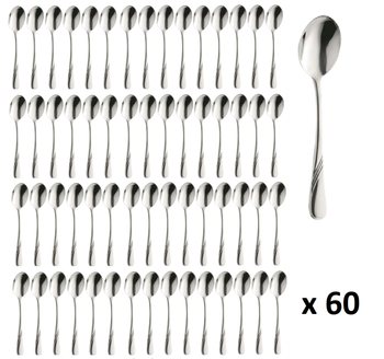 Sztućce AMEFA Helma 60 łyżka obiadowa stołowa komplet dla 60 OSÓB gastronomiczne do restauracji pizzerii hotelu stal 18/10