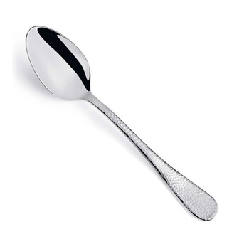 Amefa sztućce Sierra 1 łyżka stołowa obiadowa ze stali nierdzewnej nowoczesna z tłoczonym wzorem stal 18/10
