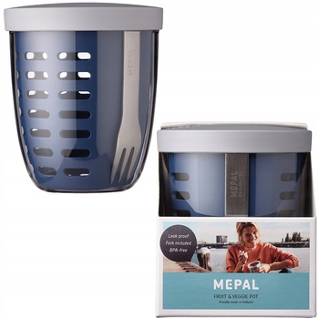 MEPAL POJEMNIK ELLIPSE FRUIT POT OWOCE SAŁATKĘ WARZYWA 600 ml BEZ BPA SITKO