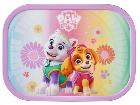 MEPAL 2 zestaw lunchbox śniadaniówka dla dziecka dziewczynki na kanapki owoce butelka bidon na wodę soki Paw Patrol Girls Psi Patrol  
