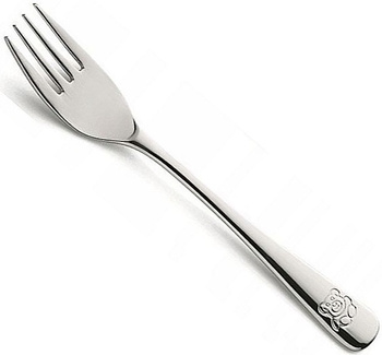 AMEFA TEDDY BEAR 1 widelec dla dziecka  sztućce nierdzewne 18/10 dla dzieci  Miś  do domu przedszkola