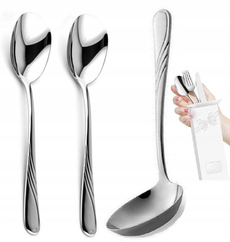 AMEFA 3 SZTUĆCE HELMA CZERPAK SOSU ŁYŻKI WARZYW SAŁATEK SURÓWEK JARZYN