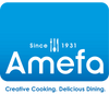 Sztućce Amefa Astoria 200 sztuk nierdzewne zestaw dla 50 OSÓB gastronomiczne do restauracji baru komplet z wzorem ze stali 18/0