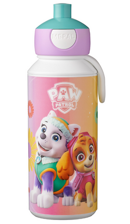 MEPAL butelka bidon z ustnikiem na napoje wodę soki dla dziecka dziewczynki Paw Patrol Girls Psi Patrol Campus 400 ml  bez BPA