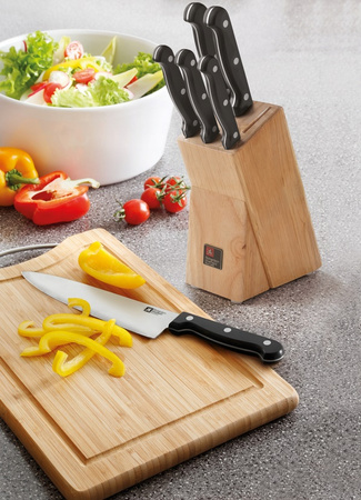 AMEFA RICHARDSON SHEFFIELD  zestaw 6 noże kuchenne ARTISAN w bloku drewnianym 
