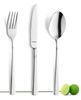 Sztućce Amefa Dakota 3 sztućce nóż łyżka widelec zestaw dla 1 osoby obiadowe nowoczesne komplet bez niklu 18/0
