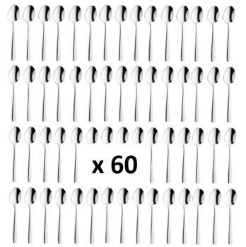 Sztućce AMEFA Bliss 60 łyżeczka do herbaty komplet dla 60 OSÓB gastronomiczne do restauracji kawiarni hotelu bez niklu