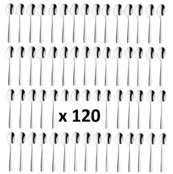 Sztućce AMEFA Bliss 120 łyżeczka do herbaty komplet dla 120 OSÓB gastronomiczne do restauracji kawiarni hotelu bez niklu