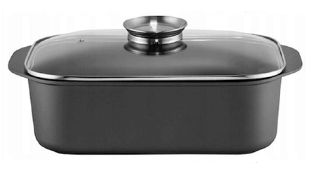 Ambition brytfanna Magnat 7,5 l z powłoką nieprzywierającą na indukcję gaz do piekarnika z aromatyzerem 40 cm