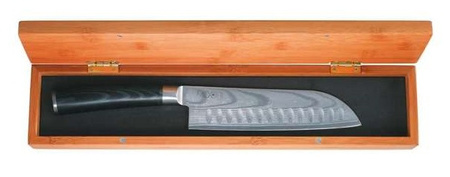 Amefa Richardson Midori nóż Santokuszefa kuchni siekacz do mięsa warzywze stali damasceńskiej 17,5 cm