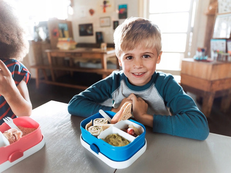 MEPAL śniadaniówka bez BPA  DINOZAUR T-REX lunchbox pojemnik na owoce warzywa kanapki dziecka 750 ml  do zmywarki