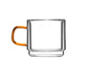 Komplet 2 szklanek z podwójną ścianką do espresso Amber 80 ml 8579