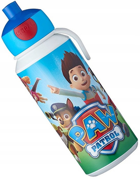MEPAL butelka bidon dla dziecka do szkoły na rower z ustnikiem na wodę napoje soki Paw Patrol Psi Patrol 400 ml bez BPA