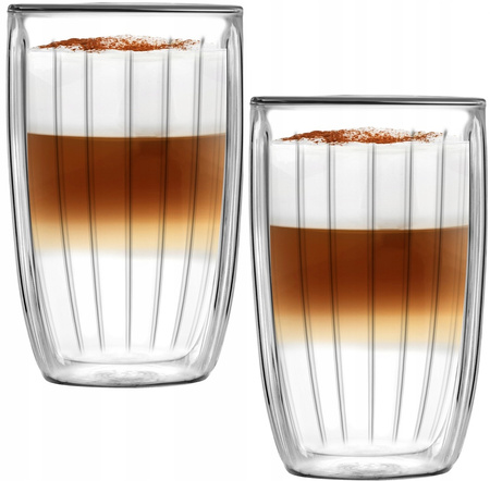 VIALLI SZKLANKI TERMICZNE KAWY LATTE HERBATY CAPPUSINO SOKU WODY 350 TULIP