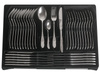 Sztućce Gerpol Mona 68 sztuk dla 12 osób nierdzewne eleganckie zestaw w walizce neseserze komplet ze stali 18/10