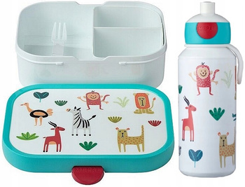 MEPAL ZESTAW LUNCHBOX BIDON DZIECI ANIMAL FRIENDS ŚNIADANIÓWKA KANAPEK