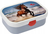 MEPAL Campus lunchbox, śniadaniówka z koniem DZIKI KOŃ pojemnik na kanapki owoce warzywa dla dzieci 750 ml bez BPA Wild Horse
