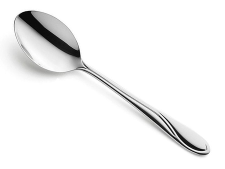 AMEFA sztućce Whisper zestaw 60 ŁYŻKI OBIADOWE z wzorem fali tanie gastronomiczne do baru restauracji stal 18/0