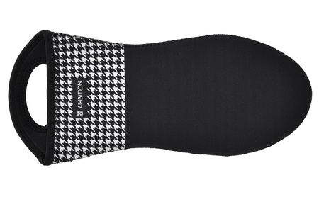 AMBITION RĘKAWICA ŁAPKA NEOPRENOWA KUCHENNA GRUBA OCHRONNA DO PIEKARNIKA PIECA GRILLA COCO CZARNO BIAŁA