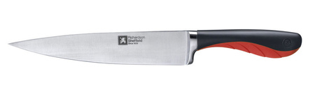 Amefa Richardson Shieffield nóż kuchenny GRIPI siekacz szefa kuchni uniwersalny do warzyw wędlin mięsa  20 cm czerwony