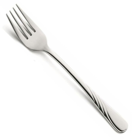 AMEFA HELMA 300 sztućce nierdzewne zestaw dla 60 OSÓB z widelczykami gastronomiczne do restauracji baru komplet z wzorem fali ze stali 18/10