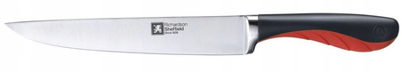 Amefa Richardson Shieffield nóż kuchenny GRIPI długi uniwersalny do warzyw wędlin mięsa siekacz 20 cm czerwony czarny