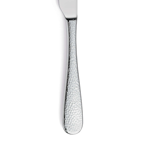 Sztućce Amefa Sierra 1 nóż stołowy obiadowy ze stali nierdzewnej nowoczesny z tłoczonym wzorem stal 18/10