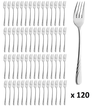 Sztućce AMEFA Helma 120 widelec obiadowy stołowy komplet dla 120 OSÓB gastronomiczne do restauracji pizzerii hotelu stal 18/10