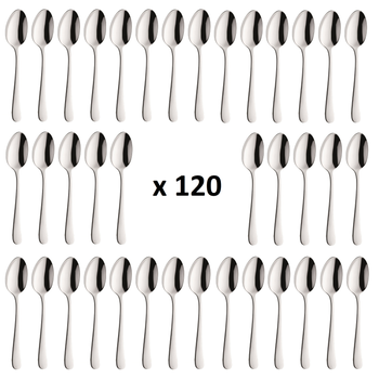 Sztućce AMEFA Austin 120 łyżeczka do herbaty komplet na 120 OSÓB gastronomiczne do restauracji baru kawiarni bez niklu 18/0