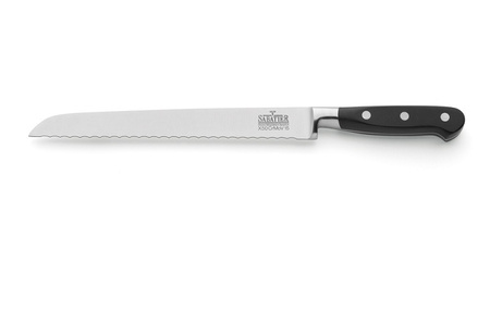 Amefa Richardson Sheffield V-SABATIER nóż do chleba stalowy z ząbkami ze stali kutej 22,5 CM