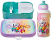 MEPAL 2 zestaw lunchbox śniadaniówka dla dziecka dziewczynki na kanapki owoce butelka bidon na wodę soki Paw Patrol Girls Psi Patrol  