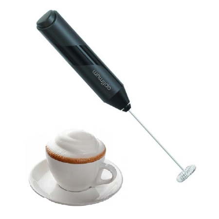 OPTIMUM SPIENIACZ ELEKTRYCZNY MLEKA PIANKI RĘCZNY CZARNY MIESZADŁO