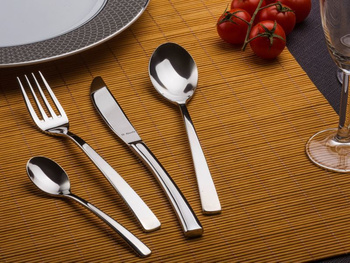 AMEFA AURORA 9065 sztućce nierdzewne zestaw na 1 OSOBĘ  bez wzoru nowoczesne komplet 4 sztuki