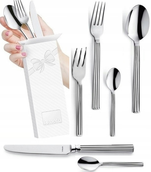 AMEFA 72 SZTUĆCE RETRO NIERDZEWNE REGENCY OBIADOWE KAWY CIASTA DLA 12 OSÓB