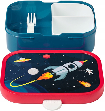 MEPAL lunchbox BEZ BAPA śniadaniówka pojemnik SPACE rakieta kosmos na kanapki owoce warzywa dziecka 750 ml do zmywarki