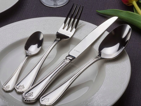 AMEFA sztućce Duke zestaw 120 widelczyki do ciasta tortu deserów dla komplet 120 OSÓB do gastronomii restauracji kawiarni  retro stal 18/10