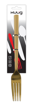Widelec obiadowy Piano gold 3 sztuki zawieszka 29453