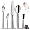 Amefa sztućce Regency zestaw 30 elementów dla 6 osob retro 24 obiadowe 6 widelczyki do ciasta stal 18/10