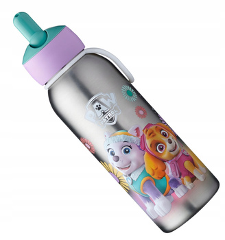 MEPAL butelka termiczna dla dziecka dziewczynki bidon stalowy z ustnikiem Paw Patrol Girls Psi Patrol Everest 350 ml