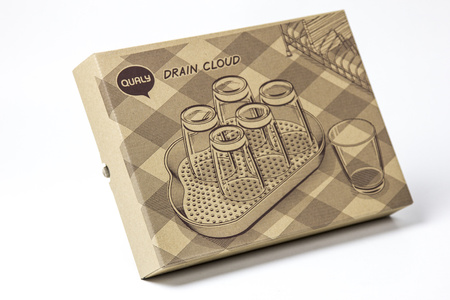 Ociekacz na szklanki Cloud biały 10287-WH