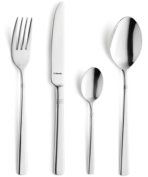 Sztućce Amefa Dakota zestaw  240  nierdzewne komplet na 60 OSÓB do gastronomii restauracji  eleganckie komplet bez niklu