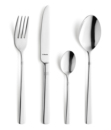 Sztućce Amefa Palmon zestaw 240 sztuk nierdzewne komplet na 60 OSÓB nowoczesne eleganckie gastronomii restauracji stal 18/10