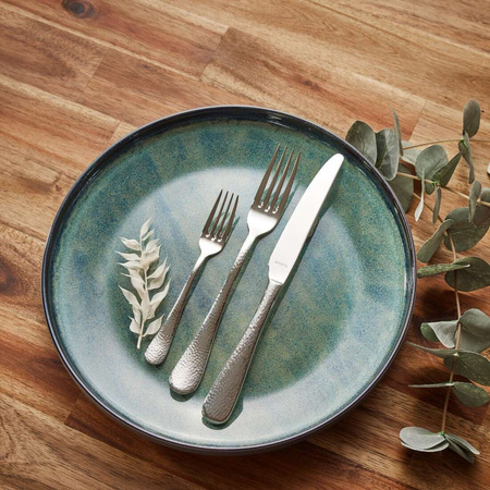 Amefa sztućce Sierra 1 łyżeczka do herbaty ze stali nierdzewnej nowoczesna z tłoczonym wzorem stal 18/10