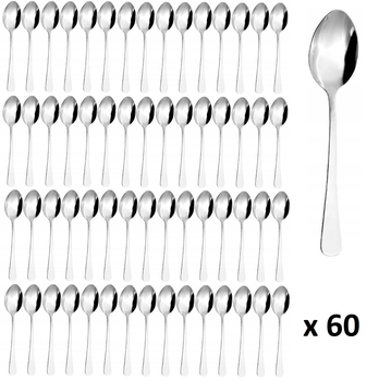 Sztućce AMEFA Livorno 60 łyżka obiadowa stołowa komplet dla 60 OSÓB gastronomiczne bez wzoru do restauracji pizzerii baru bez niklu