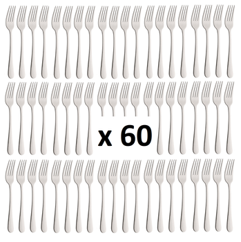 Sztućce AMEFA Austin 60 widelec obiadowy stołowy komplet na 60 OSÓB gastronomiczne do restauracji baru pizzerii bez niklu 18/0