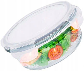 ALTOM FRESH POJEMNIK SZKŁO SZCZELNY LUNCHBOX ORGANIZER LODÓWKI ŻYWNOŚĆ 0,4L